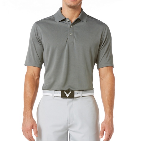 Callaway Men's Core Performance Polo - Grey Size Large - Picture 1 of 15